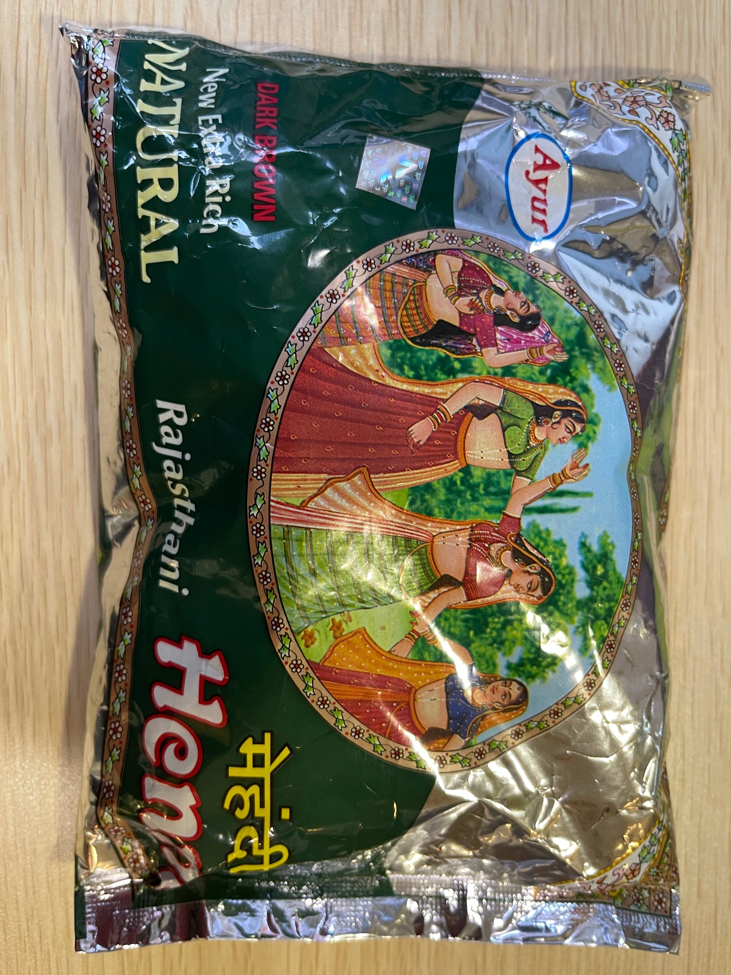 印度海靈草天然染髮200g Henna Ayur