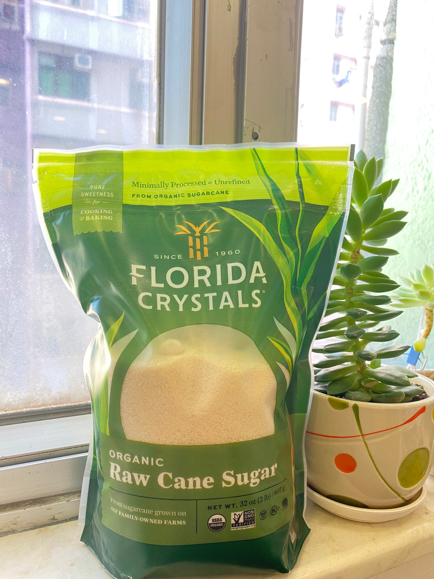 Organic Raw Cane Sugar 2lb