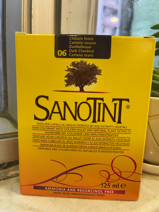 意大利SANOTINT天然染髮劑-06深栗色