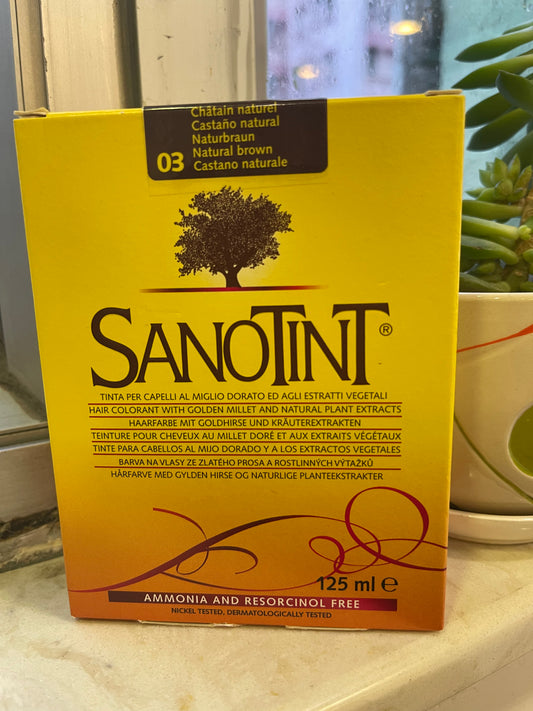 意大利SANOTINT天然染髮劑-03自然棕色