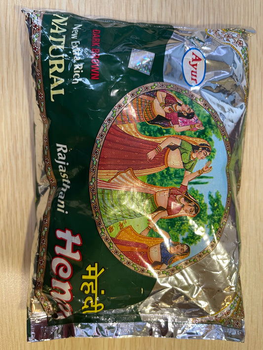 印度海靈草天然染髮200g Henna Ayur