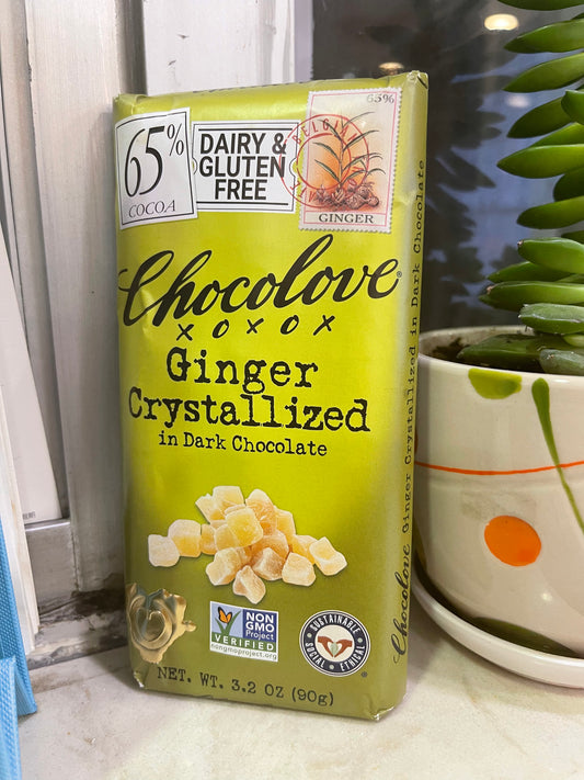 Chocolove 姜結晶夾心黑巧克力