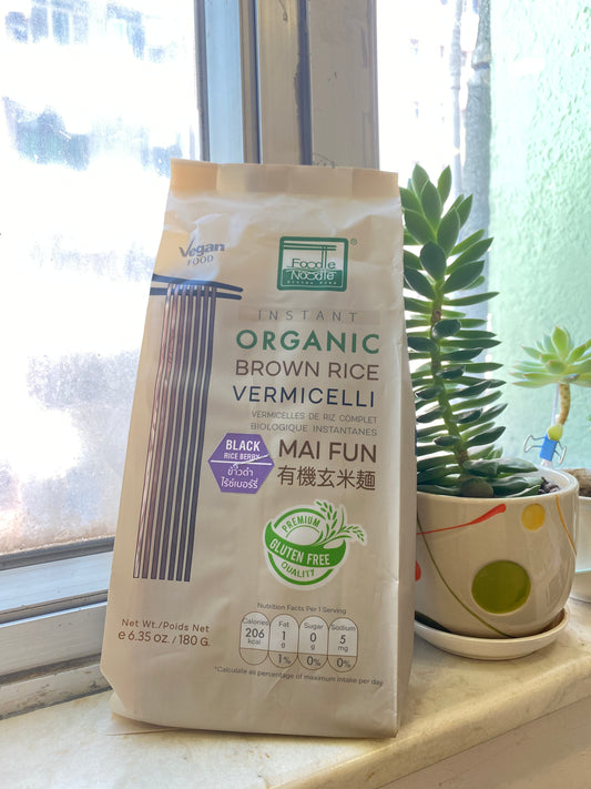 有機玄米麵(黑米）Vermicelli (B.R. Berry) 180g