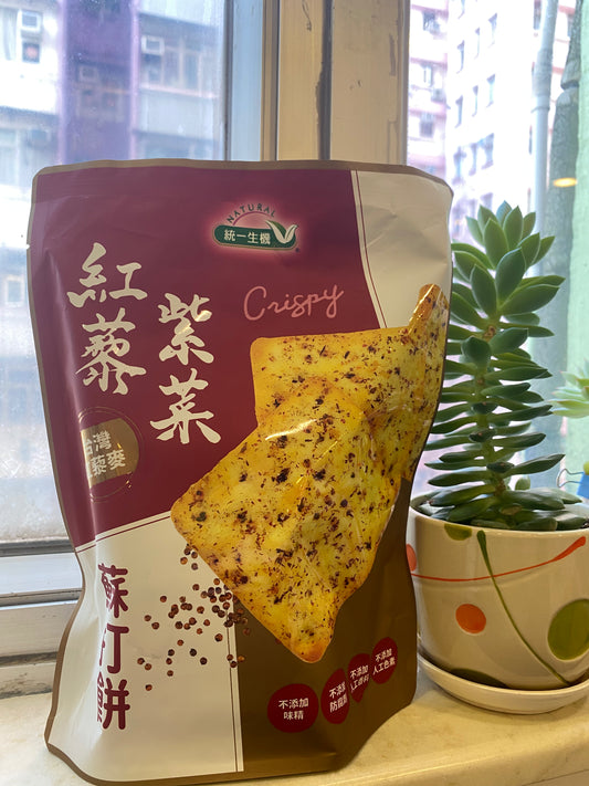 紅藜紫菜蘇打餅 108g