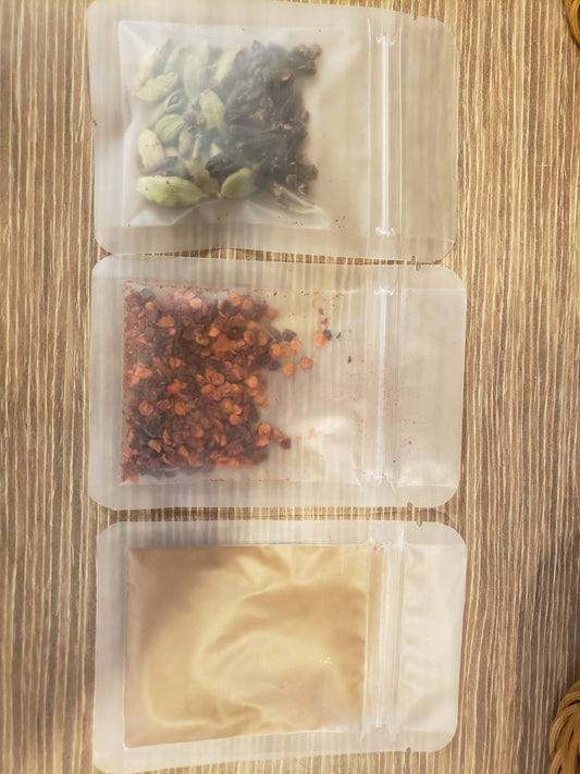 可可香料包 (3包/套) (豆蔻,玉桂,丁香,辣椒)