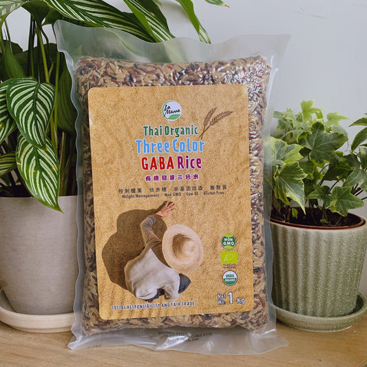 有機發芽三色糙米1kg